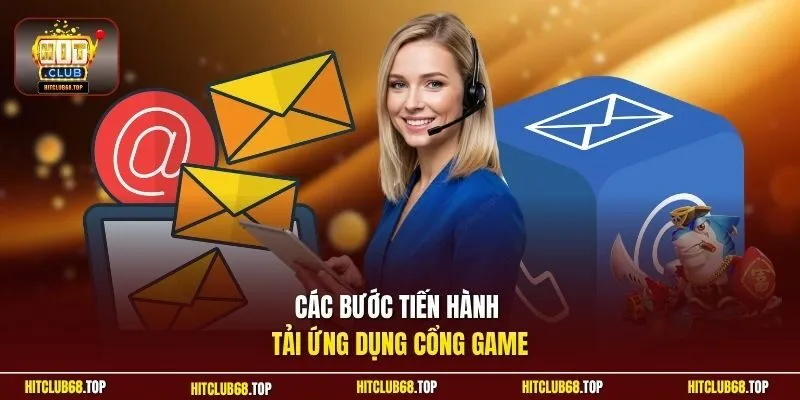 Các bước tiến hành tải ứng dụng cổng game