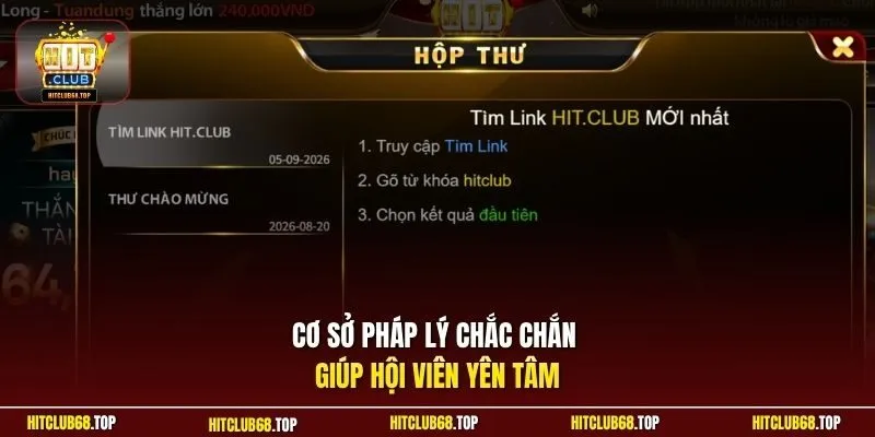 Cơ sở pháp lý chắc chắn giúp hội viên yên tâm