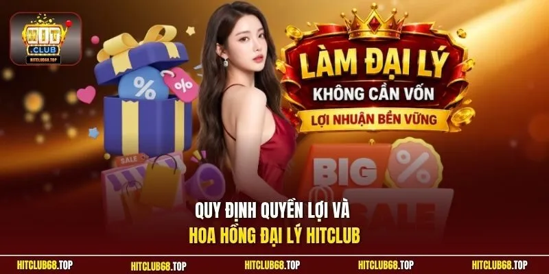 Quy định quyền lợi và hoa hồng đại lý Hitclub