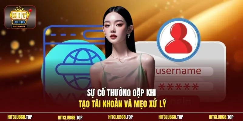 Sự cố thường gặp khi tạo tài khoản và mẹo xử lý